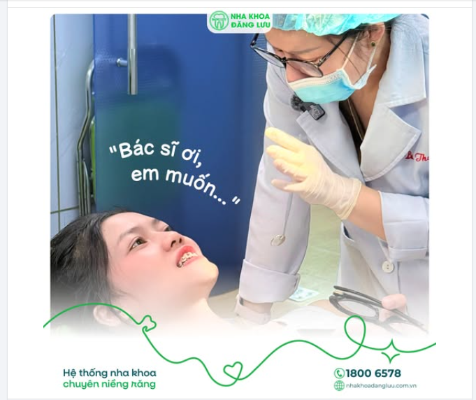 "Bác sĩ ơi, em chỉ muốn khi cười thấy khoảng 8 cái răng thôi..."