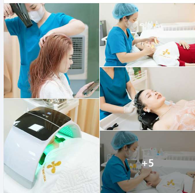 Nâng mũi Cam kết vàng tại Thẩm mỹ Như Hoa, chị đẹp được tặng miễn phí chăm sóc da và gội đầu thư giãn trước phẫu thuật.