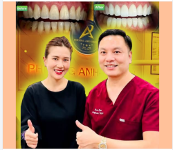 Răng trắng sáng, nụ cười rạng rỡ, gương mặt trở nên tươi tắn và đầy sức sống.