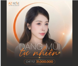 Chỉ từ 31tr - dáng mũi tự nhiên giúp bạn tự tin và rạng rỡ hơn!