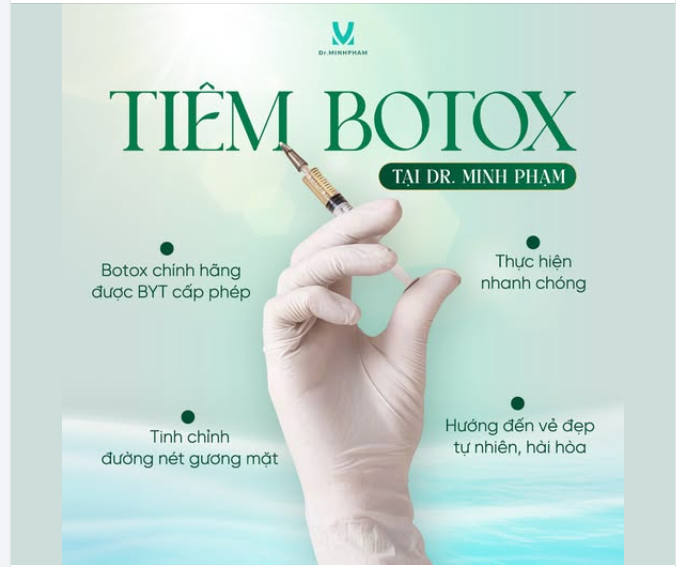 BOTOX – “NÂNG CẤP” ĐƯỜNG NÉT GƯƠNG MẶT