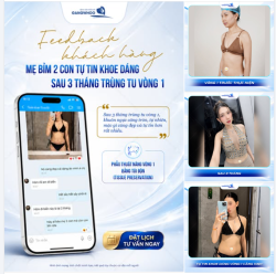 FEEDBACK KHÁCH HÀNG - MẸ BỈM 2 CON TỰ TIN KHOE DÁNG SAU 3 THÁNG TRÙNG TU VÒNG 1