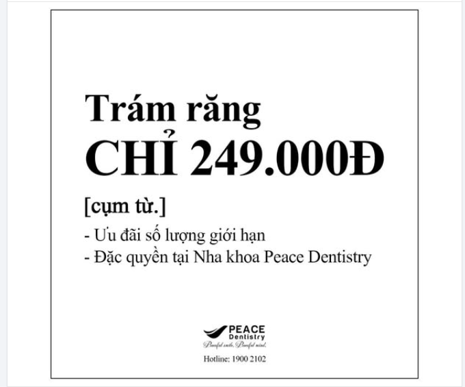 TRÁM RĂNG CHỈ 249.000Đ CHẤT LƯỢNG CAO - CHI PHÍ HỜI