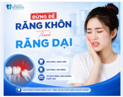 ĐỪNG ĐỂ RĂNG KHÔN THÀNH "RĂNG DẠI" – XỬ LÝ SỚM, TRÁNH BIẾN CHỨNG!