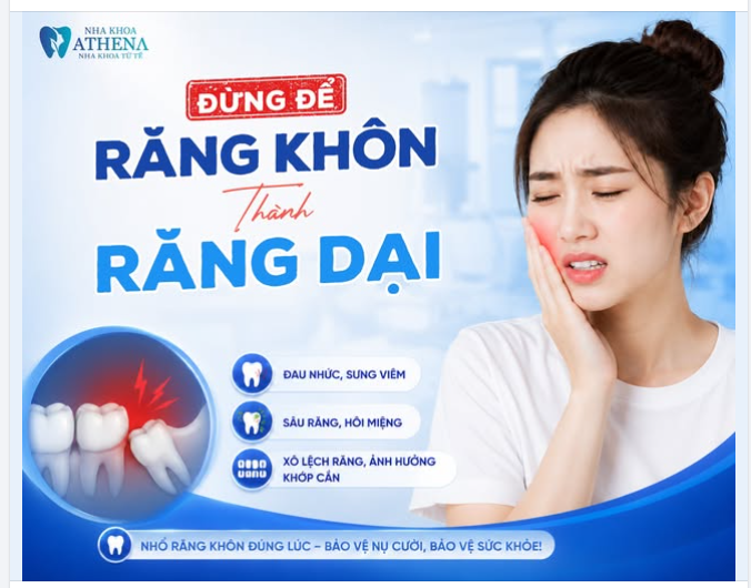 ĐỪNG ĐỂ RĂNG KHÔN THÀNH "RĂNG DẠI" – XỬ LÝ SỚM, TRÁNH BIẾN CHỨNG!