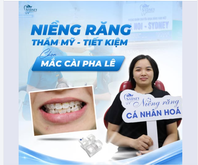 NIỀNG RĂNG THẨM MỸ - TIẾT KIỆM: CHỌN MẮC CÀI PHA LÊ