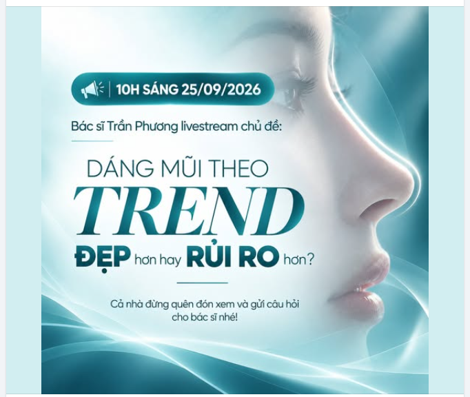 Một dáng mũi đang trend có thể rất đẹp trên người khác, nhưng chưa chắc phù hợp với nền mũi của mình.