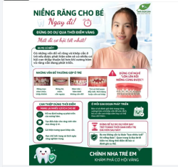 NIỀNG RĂNG CHO BÉ NGAY HÔM NAY – ĐỪNG BỎ LỠ “THỜI ĐIỂM VÀNG”!