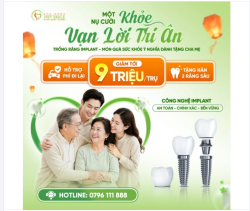 TRAO CHA MẸ HÀM RĂNG CHẮC KHỎE – TRỌN VẸN NIỀM VUI TUỔI XẾ CHIỀU