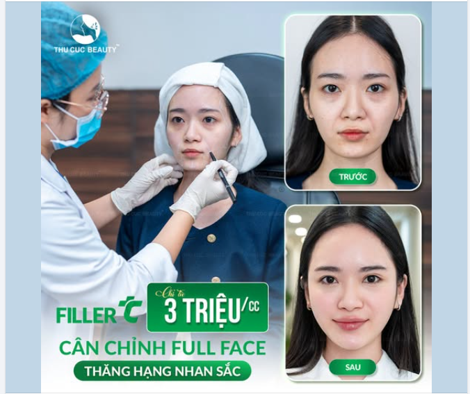 GÓC NGHIÊNG THẦN THÁI, RẠNG RỠ VỚI FILLER TC CĂN CHỈNH FULLFACE