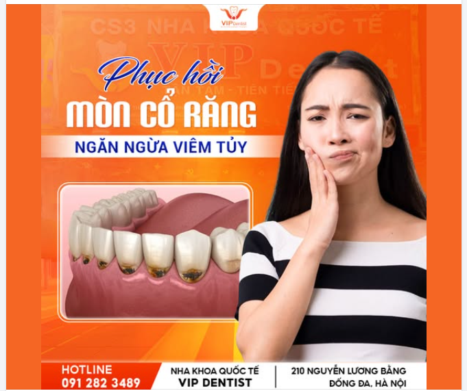 ĐỪNG ĐỂ MÒN CỔ RĂNG DẪN ĐẾN VIÊM TỦY!