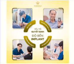 4 YẾU TỐ QUYẾT ĐỊNH ĐỘ BỀN IMPLANT