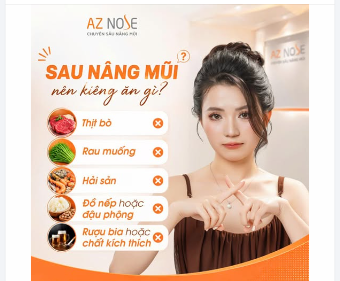 SAU NÂNG MŨI CẦN KIÊNG NHỮNG GÌ?