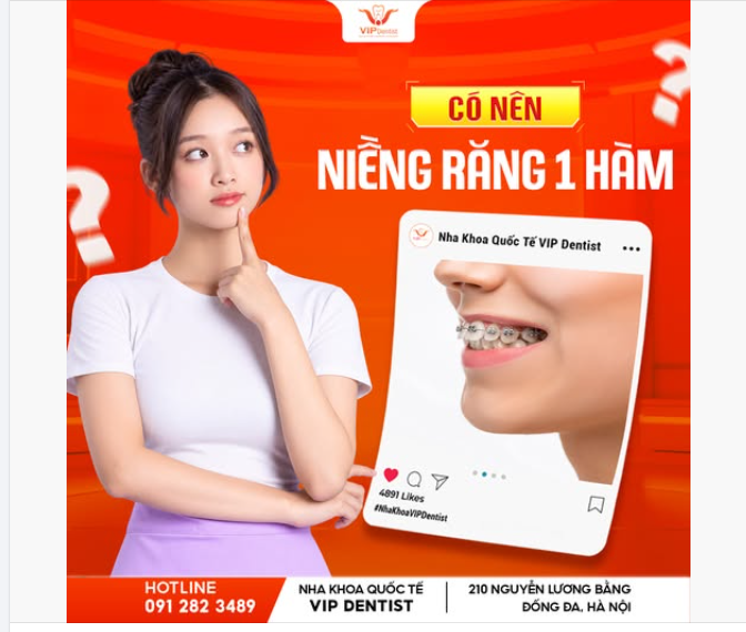 CÓ NÊN NIỀNG RĂNG 1 HÀM?