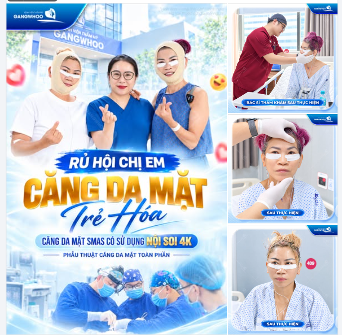 RỦ HỘI CHỊ EM CĂNG DA MẶT TRẺ HÓA - MỪNG 20/10