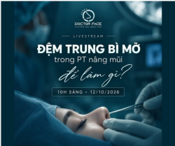 Vì sao có ca nâng mũi bác sĩ nhắc đến “đệm trung bì mỡ”, nhưng có ca lại không?