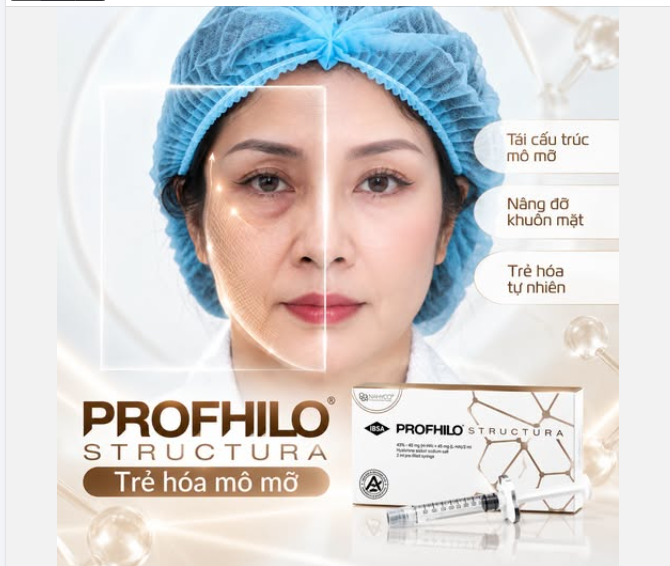 PROFHILO STRUCTURA - TRẺ HÓA TỪ MÔ MỠ, NÂNG ĐỠ ĐƯỜNG NÉT KHUÔN MẶT