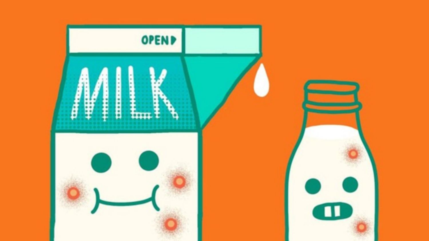 Uống sữa có gây mụn trứng cá?