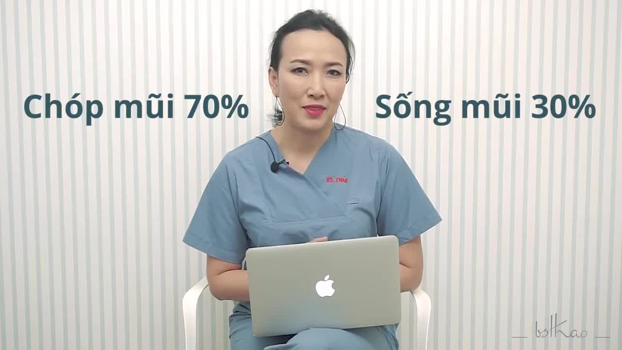 Nâng mũi S line bằng sụn tự thân