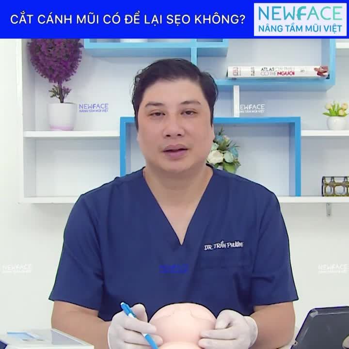 Cắt thu gọn cánh mũi có để lại sẹo không - Bs Trần Phương tư vấn
