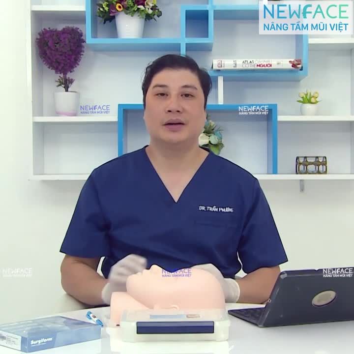 Nâng mũi sử dụng cân cơ thái dương tự thân - Bs Trần Phương tư vấn
