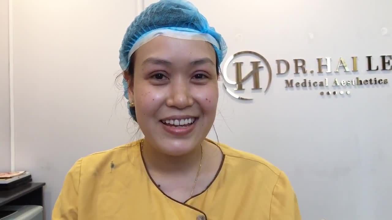 Chia Sẻ Niềm Vui Cùng Vị KH Sau Khi Cắt Mí Mắt Thành Công Tại Dr Hải Lê - Ca 165