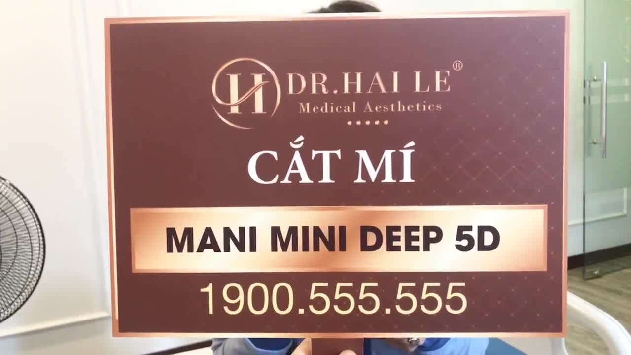 Gặp lại em gái sau 7 ngày cắt mí Mani Mini Deep 5D nhé