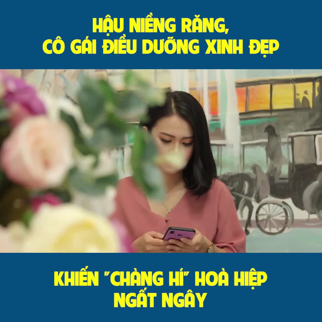 HẬU NIỀNG RĂNG CÔ GÁI BỖNG XINH ĐẸP KHIẾN HÒA HIỆP NGẤT NGÂY