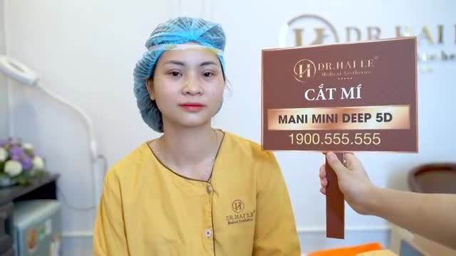Khánh Linh đến từ Quảng_Ninh nói gì sau khi trải nghiệm dịch vụ Cắt mí Mani Mini Deep 5D