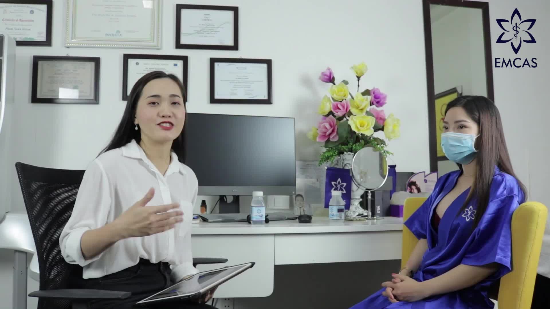 LIVESTREAM KHÁCH HÀNG THỰC HIỆN NÂNG NGỰC TẠI EMCA S