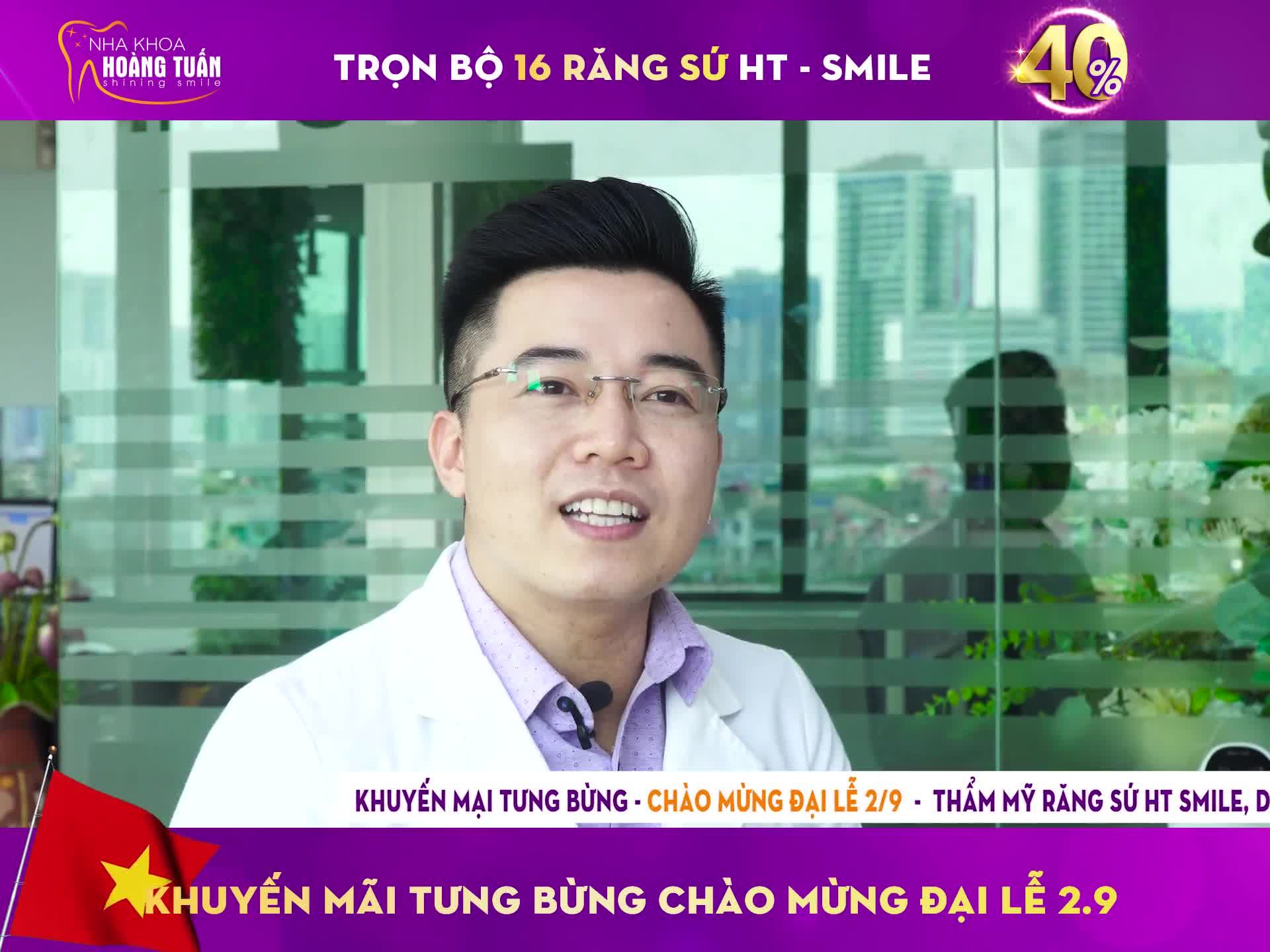 Trọn bộ 16 răng sứ HT Smlie giảm tới 45% cho khách hàng cũ và Fan cứng của Page
