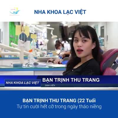 THÁO MẮC CÀI SAU 1 NĂM NIỀNG RĂNG - THU TRANG TỰ TIN CƯỜI HẾT CỠ