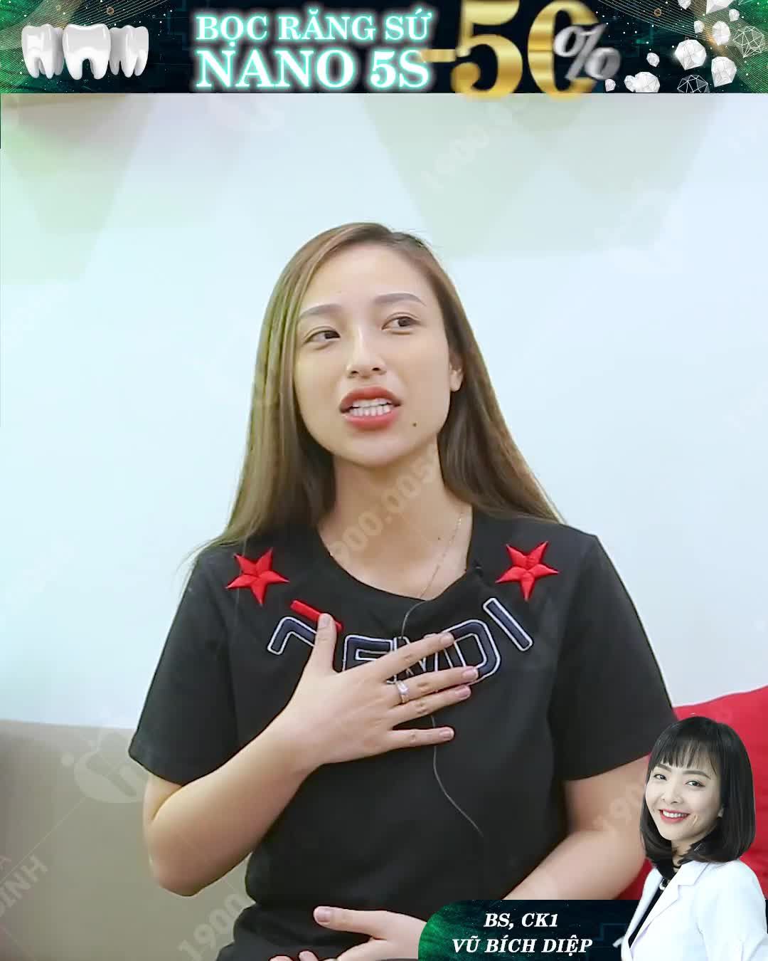 "MÌNH NGHĨ LÀ HÀM RĂNG MỚI NÀY SẼ GIÚP MÌNH TỎA SÁNG HƠN TRÊN SÂN KHẤU"