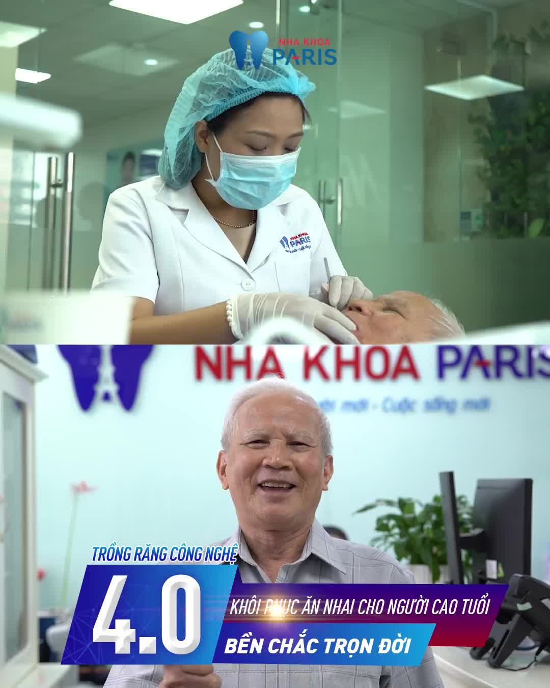 CẢM NHẬN CỦA BÁC LINH (80 TUỔI) SAU 3 NĂM TRỒNG RĂNG IMPLANT ALL ON TOÀN HÀM