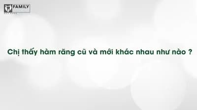 Niềm vui đã trở lại với chị Hà (Việt kiều Úc) sau khi trải nghiệm dịch vụ thẩm mỹ răng tại Nha khoa Gia Đình