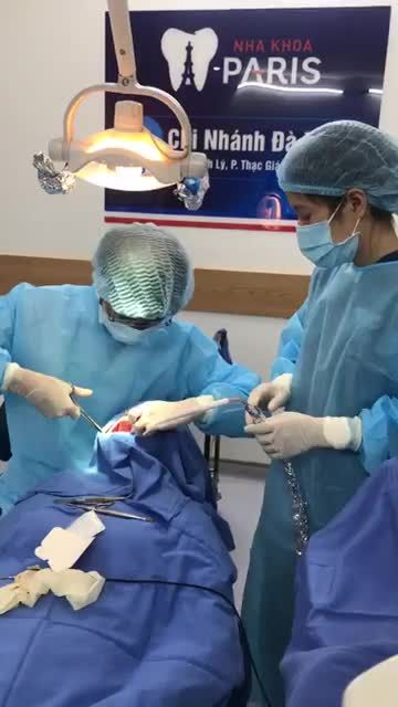 CẬN CẢNH CẮM IMPLANT PHỤC HỔI R46