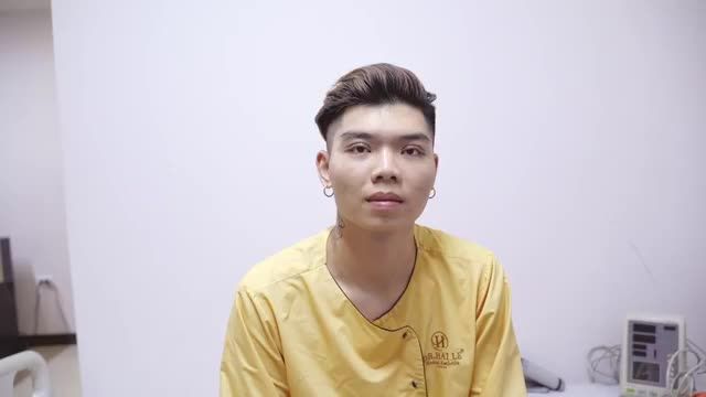 Cùng theo dõi khách hàng nam giới sau khi cắt mí Mani mini Deep 5D tại Dr. Hải lê