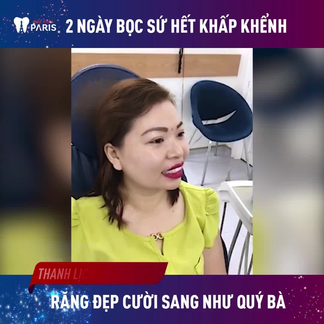 Kết quả phục hình sứ 20R Cercon KH Nhung (TP. Đà Nẵng)