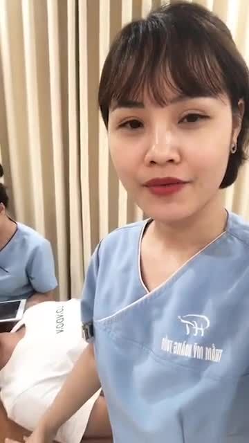 Mời cả nhà theo dõi kết quả điều trị sau 1/2 liệu trình điều trị u máu bẩm sinh