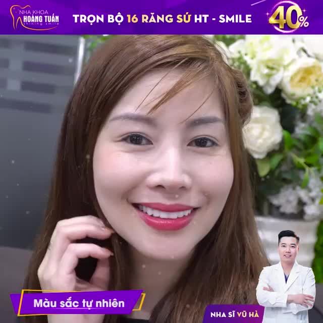 Ưu đãi 40% cho thẩm mỹ răng sứ HT SMILE