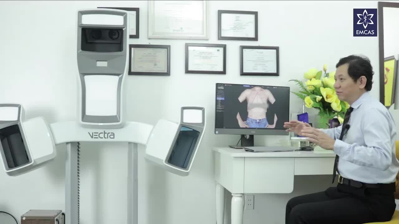 Khi đến EMCAS bạn sẽ được tư vấn với máy VECTRA 3D