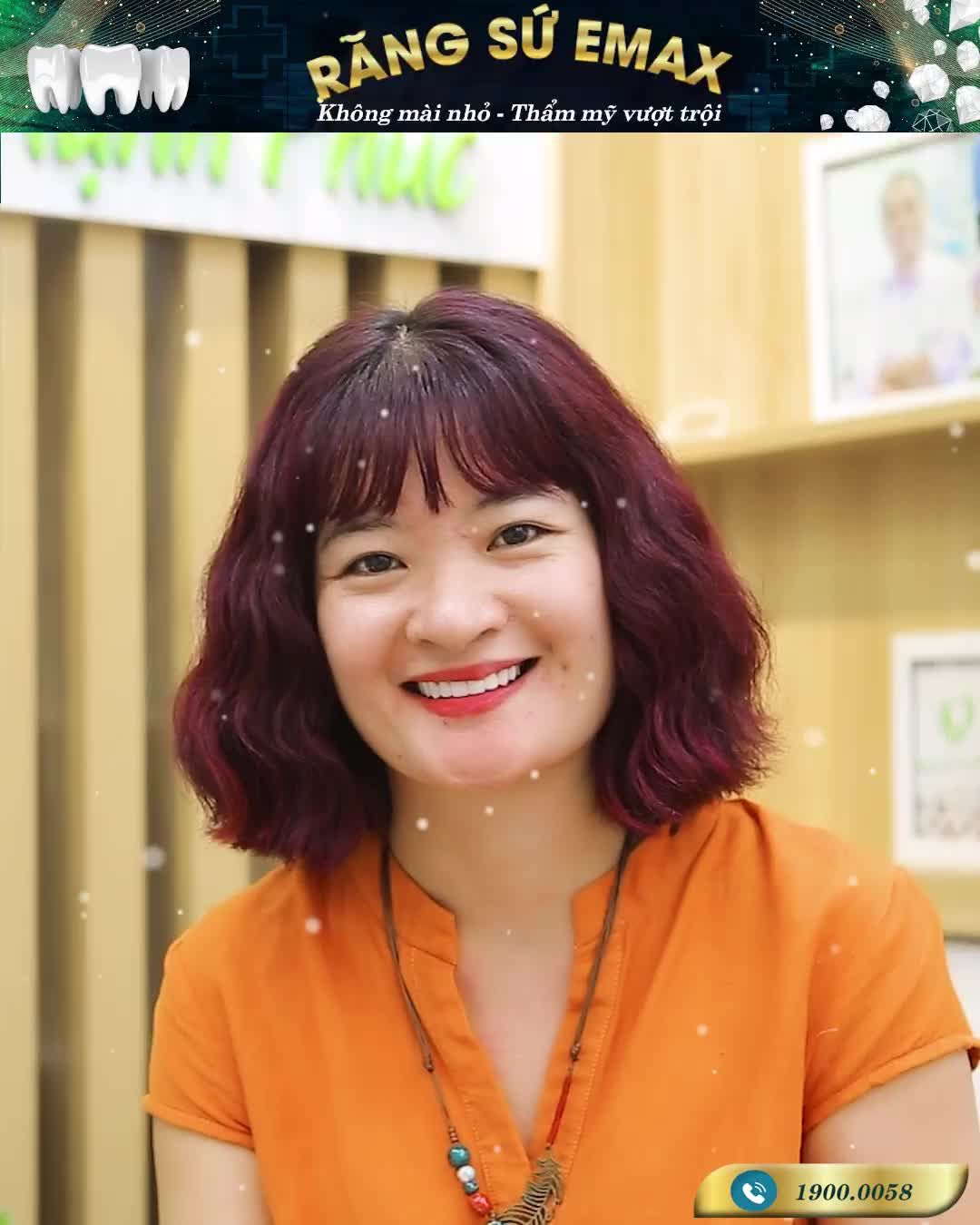 Trên gương mặt của chị Thủy, có một nhược điểm duy nhất khiến chị cảm thấy không tự tin đó chính là nụ cười.