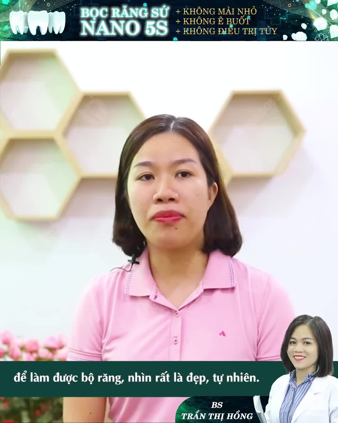 Chị Phương Nga đã phải vượt gần 500km từ Quảng Bình ra Hà Nội với mong muốn thay đổi hàm răng của mình để tự tin hơn trong giao tiếp.