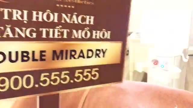 Điều trị tăng tiết mồ hôi và hôi nách bằng công nghệ Mỉadry