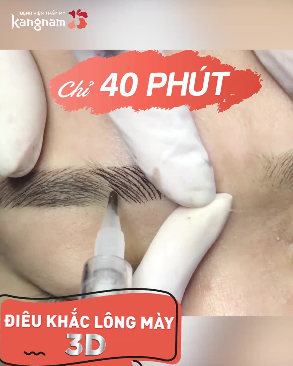 Khách khen không ngớt sau 40 PHÚT điêu khắc lông mày ĐẸP MÊ LY