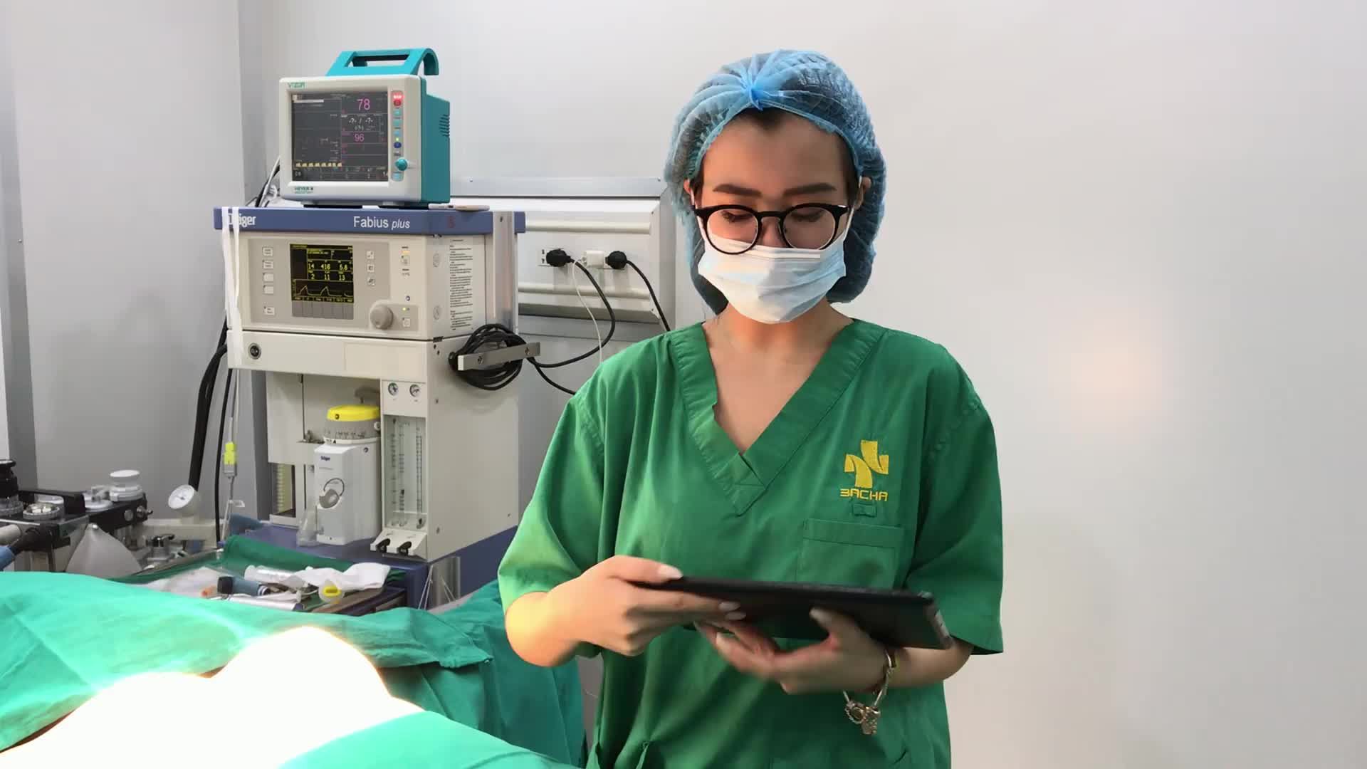 Kết quả vòng 1 đẹp ngỡ ngàng sau Nâng ngực Nanochip EG Linh hoạt tại Thẩm Mỹ Bệnh Viện Bắc Hà.