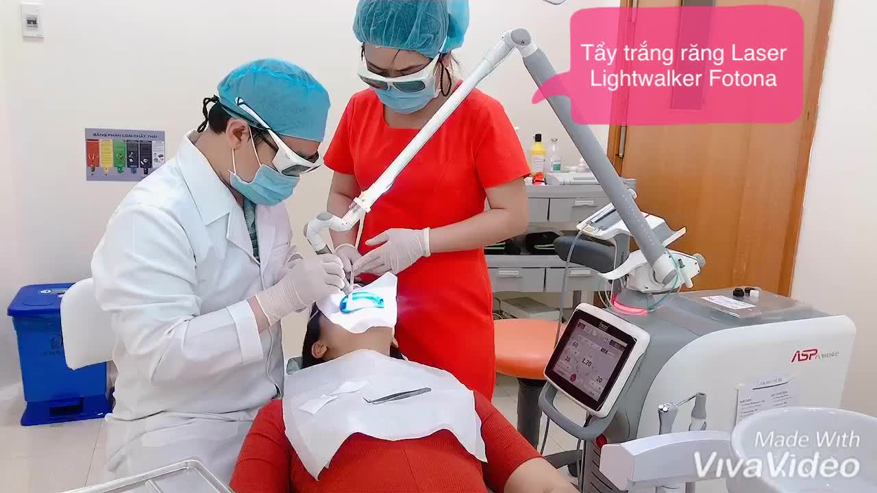 case tẩy trắng răng với công nghệ Laser LightWalker Fotona - Công nghệ tẩy trắng Laser mới nhất hiện nay