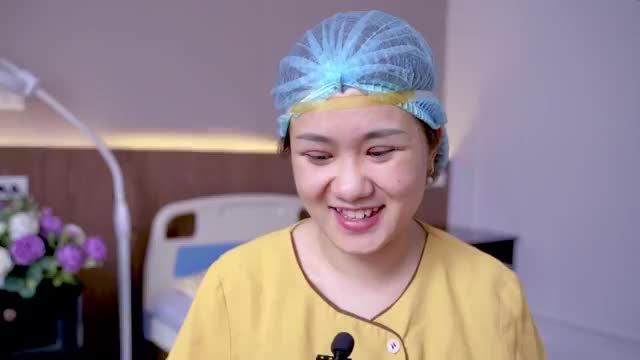 Cùng so sánh kết quả trước sau vô cùng bất ngờ của một vị khách hàng vừa cắt mí cắt mí Mani Open Deep 5D xong tại Dr. Hải Lê