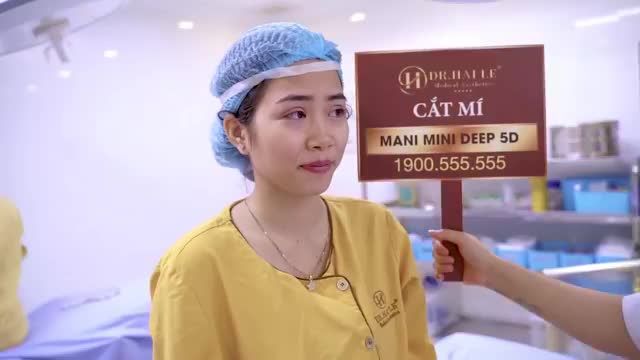 NGẠC NHIÊN SAU KHI NGẮM NHÌN NẾP MÍ VỪA THỰC HIỆN XONG SAU CẮT MÍ MANI MINI DEEP 5D BẠN CÓ TIN