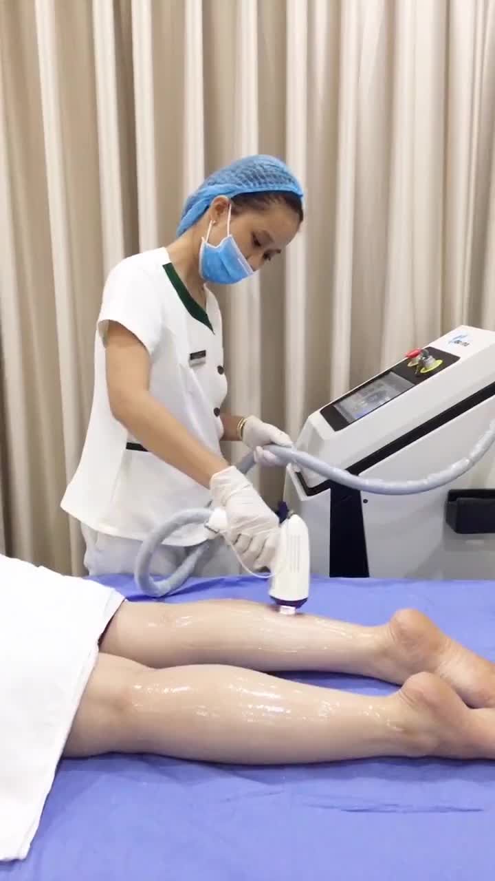 Nang lông thưa và mỏng dần ngay sau buổi điều trị bằng CN Diode Laser